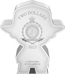 Monnaie en argent 2 dollars g 31.1 (1 oz) millésime 2023 chibi indiana jones