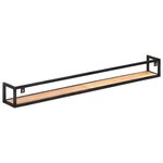vidaXL Étagères murales 2 Pièces 160 cm Bois d'acacia massif