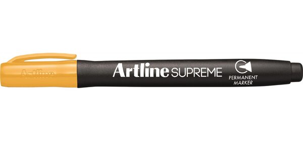 Marqueur 'Supreme EPF-700' permanent indélébile pointe conique 1 mm jaune ARTLINE
