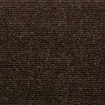 vidaXL Tapis autoadhésifs de marches 5 Pièces Marron 65x21x4cm Aiguilleté