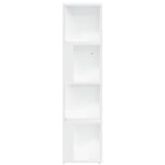 vidaXL Armoire d'angle Blanc 33x33x132 cm Bois d’ingénierie