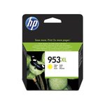 Hp 953xl cartouche d'encre jaune grande capacité authentique pour hp officejet pro 8710/8715/8720 (f6u18ae)