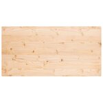 vidaXL Dessus de table 100x50x2 5 cm bois de pin massif rectangulaire
