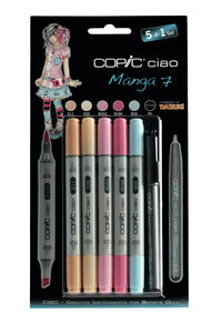 Set 5 marqueurs Copic Ciao Manga 7 + 1 Multiliner gratuit