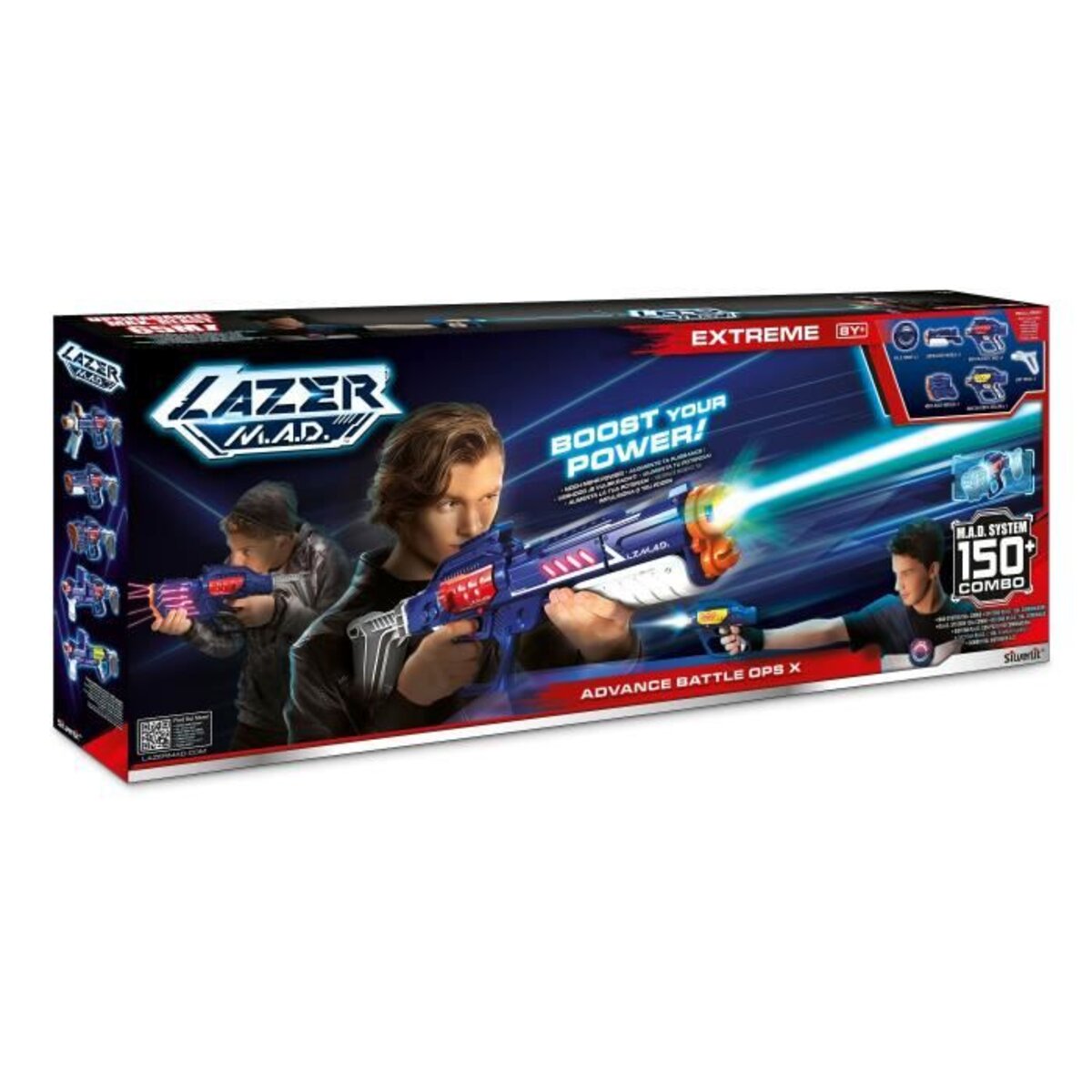 Kit de Laser Game Enfant - LAZER M.A.D. - Extreme Battle Ops - 2 pistolets  X + 2 cibles - Cdiscount Jeux - Jouets