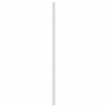 vidaXL Tête de lit métal blanc 193 cm