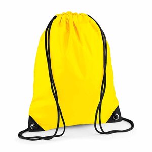 Sac à dos en toile à bretelles - BG10 - jaune