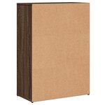 vidaXL Buffet chêne marron 60x30x84 cm bois d'ingénierie