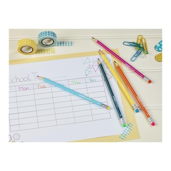 Crayon graphite stabilo pencil 160 bout gomme hb - bleu ardoise x 12 stabilo