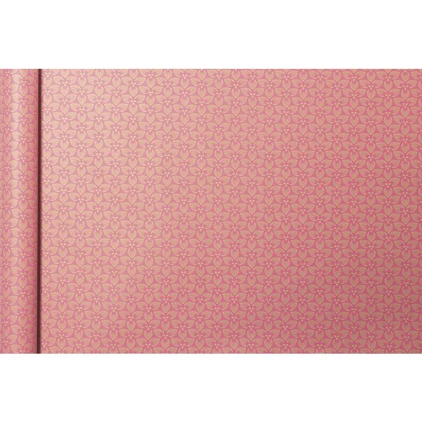 Rouleau Kraft 70g Tiny 5m x 35cm Fleurs roses - Rose CLAIREFONTAINE