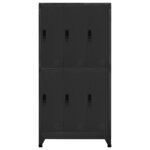 vidaXL Armoire à casiers Anthracite 90x45x180 cm Acier