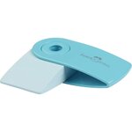 Kit d'écriture jumbo grip crayon  gomme  taille crayons sparkle pearl turquoise faber-castell