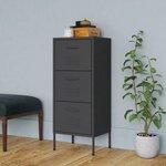 vidaXL Armoire de rangement Anthracite 42 5x35x101 5 cm Acier