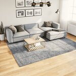 vidaXL Tapis shaggy PAMPLONA poils longs moderne bleu 200x280 cm