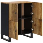 vidaXL Buffet avec 4 portes 60x33x75 cm bois massif de manguier