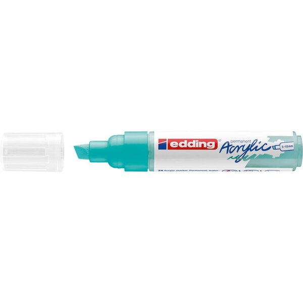 Marqueur acrylique large 5000 turquoise opulent 5-10 mm EDDING