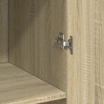 vidaXL Buffet haut chêne sonoma 70x42 5x185 cm bois d'ingénierie