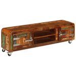 vidaXL Meuble TV 120x30x36 cm Bois de récupération massif