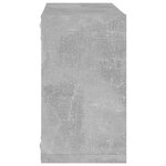 vidaXL Étagères cube murales 6 Pièces Gris béton 26x15x26 cm