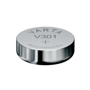 Pile oxyde argent pour montres V301 (SR43) 1,55 Volt VARTA