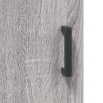 vidaXL Buffet haut Sonoma gris 69 5x34x180 cm Bois d'ingénierie