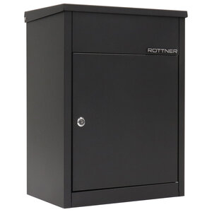 Rottner  parcel keeper 500 boîte à colis noire à serrure cylindrique