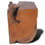 vidaXL Tabouret Bois de teck massif