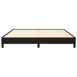 vidaXL Cadre de lit sans matelas noir 160x200 cm tissu