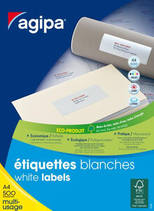 500 Étiquettes Multi-Usage 210X297 500 Feuilles