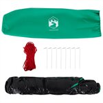 vidaXL Tente de plage 3 personnes libération rapide imperméable