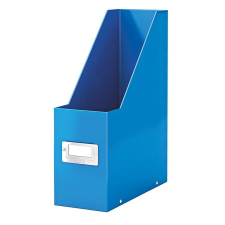 porte-revues Click & Store, dos 10 cm - Bleu