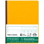 Registre piqûre 4 colonnes exacompta 4040e
