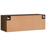 vidaXL Armoire murale chêne marron 100x36 5x35 cm bois d'ingénierie