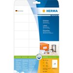 Pochettes 600 etiquettes premium 70 x 37 mm sur 25 feuilles a4 blanc herma