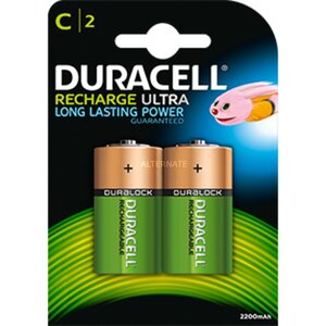Duracell akku nimh baby c 2200mah