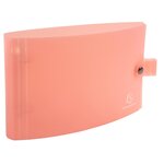 Classeur Pour Fiches Bristol A5 Et 125x200 2 Anneaux 30mm Polypropylène Chromaline Pastel - Couleurs Assorties - X 10 - Exacompta