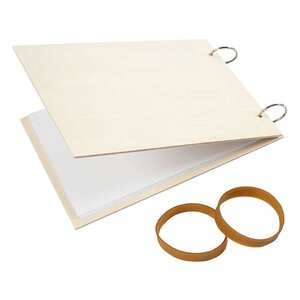 Presse à fleurs en bois 21 x 14 8 cm