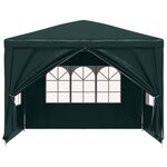 vidaXL Tente de réception 3 x 3 m Vert