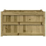 vidaXL Jardinières 2 Pièces bois de pin imprégné