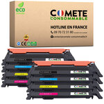 404S- Pack de 8 Toners Compatibles avec Samsung  CLT-P404C CLT-404S - Entreprise française