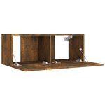 vidaXL Ensemble de meubles TV 5 Pièces Chêne fumé Bois d'ingénierie