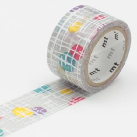 Masking Tape MT Relief Lignes et ronds - maru to sen