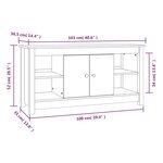 vidaXL Meuble TV 103x36 5x52 cm Bois de pin massif