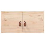 vidaXL Armoires murales 2 Pièces 60x30x30 cm Bois de pin massif