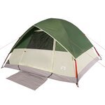 vidaXL Tente familiale à dôme 6 personnes vert imperméable