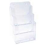 Distributeur De Prospectus 3 Compartiments A5 - Cristal - X 4 - Exacompta