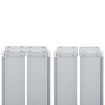 vidaXL Auvent latéral rétractable Crème 140 x 600 cm