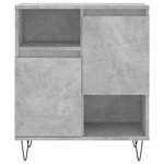 vidaXL Buffets 3 Pièces gris béton bois d'ingénierie
