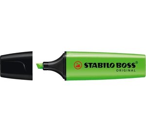 Surligneur BOSS ORIGINAL Rechargeable Pointe Biseautée 2-5 mm Vert STABILO