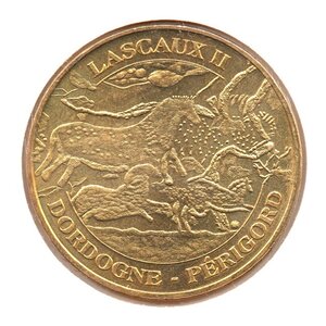 Mini médaille monnaie de paris 2007 - lascaux ii